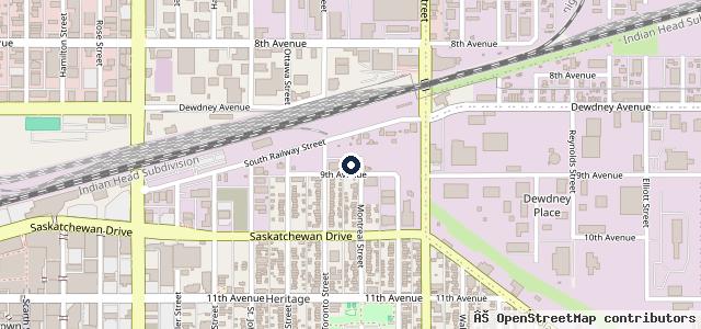Map showing the location of Avenue Garage