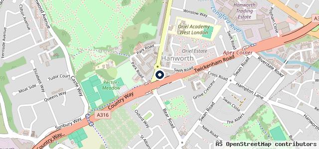 Map showing the location of Sky Tyres & Parts