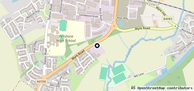 Map showing the location of Wychavon Garage Ltd