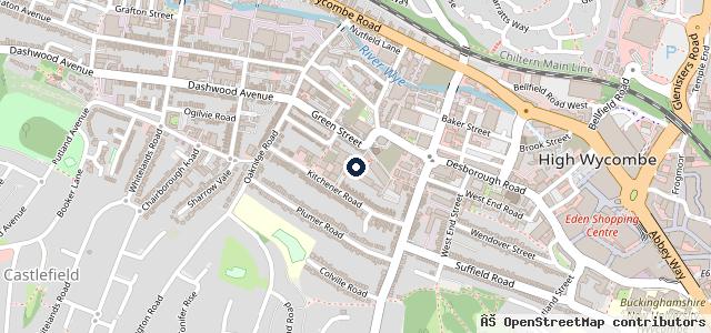 Map showing the location of Wycombe Mots