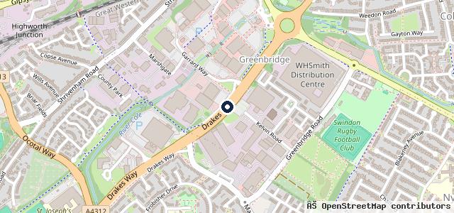 Map showing the location of Mercedes-Benz of Swindon