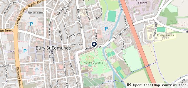 Map showing the location of Halfords Autocentre