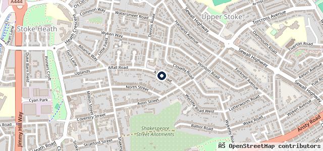 Map showing the location of Grange Garage