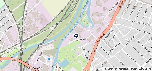 Map showing the location of Alin's Garage