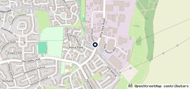Map showing the location of Steer Grantham
