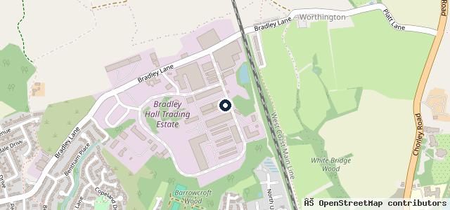 Map showing the location of Motormec Ltd | Standish
