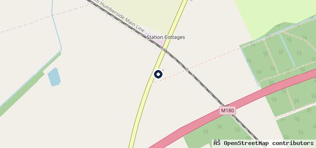 Map showing the location of Bosch Car Service - Elsham Garage Services