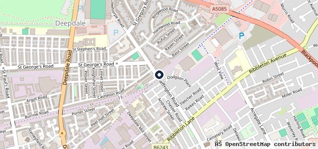 Map showing the location of Skeffington Mot Centre Limited