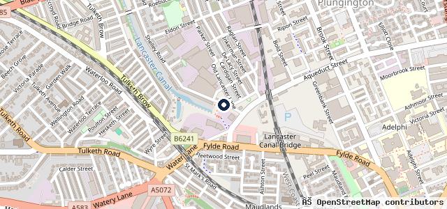 Map showing the location of Ashton MOT & Service Centre LTD