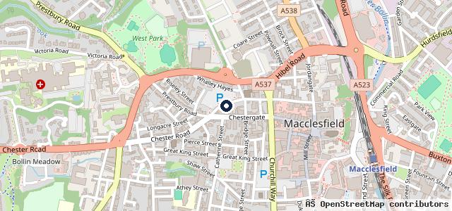 Map showing the location of Just MOT