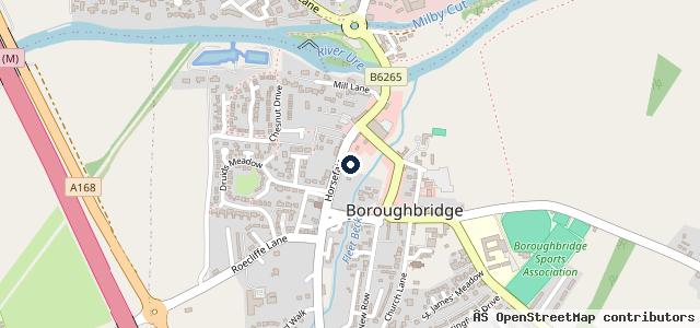Map showing the location of Boroughbridge Auto Services Ltd