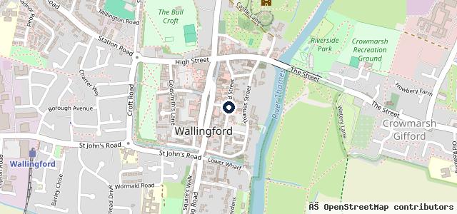Map showing the location of Jim Pink Wallingford Ltd