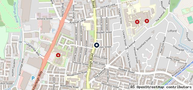 Map showing the location of AG Motor Spares