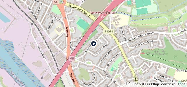 Map showing the location of Shirehampton Motors Car Sale