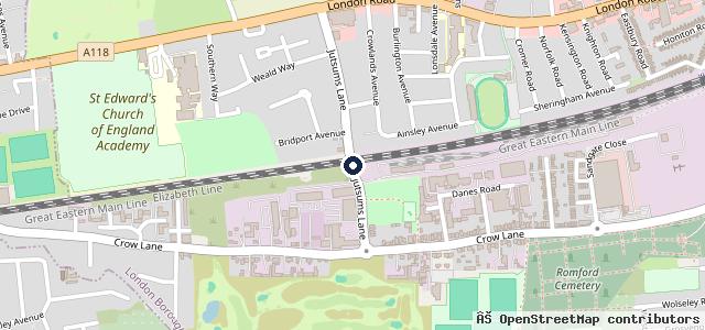 Map showing the location of Allen Ford