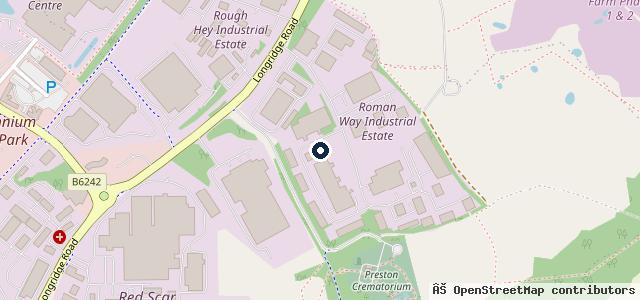 Map showing the location of HiQ Tyres & Autocare Preston