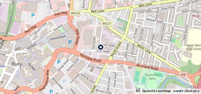 Map showing the location of JSM Mot & Servicing Centre
