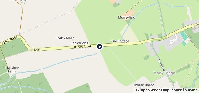 Map showing the location of Youngs Garage (Tealby) Ltd