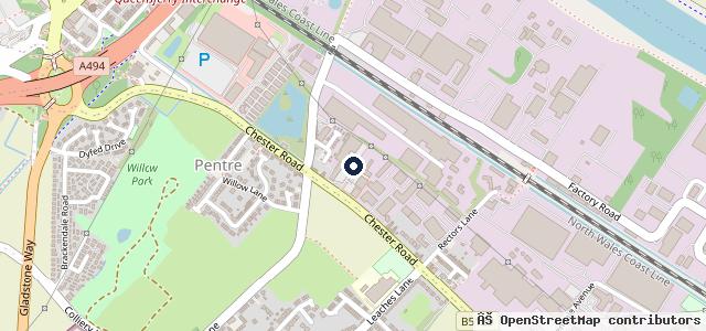 Map showing the location of DSD Motors