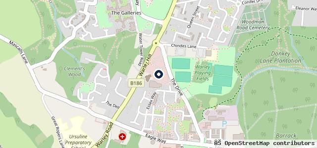 Map showing the location of Invicta Chelmsford, Vauxhall Servicing
