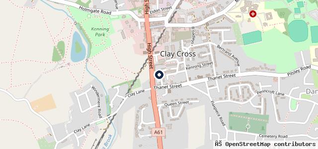 Map showing the location of Bill Lomas Motorcycles Ltd