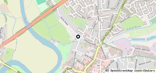 Map showing the location of Birdwood Garage