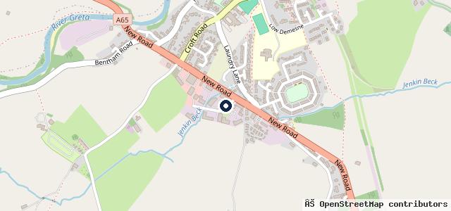 Map showing the location of Blue Line Auto Logistics, car & van MOT Centre