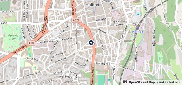 Map showing the location of Surefix Motoring Centre