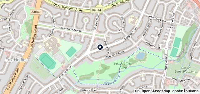 Map showing the location of Console repairs Birmingham