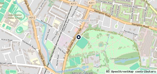 Map showing the location of Currie Motors Toyota Twickenham