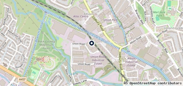 Map showing the location of Diesel Automotive Garage