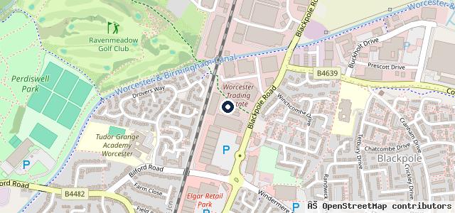 Map showing the location of DNA Automotive Solutions