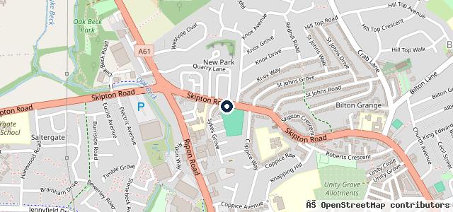 Map showing the location of Harrogate Mobile Mechanic