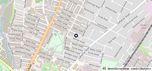 Map showing the location of 115b Garage Ltd