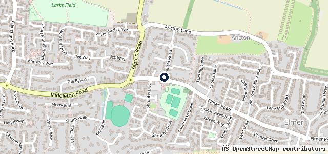 Map showing the location of Elmer garage ltd