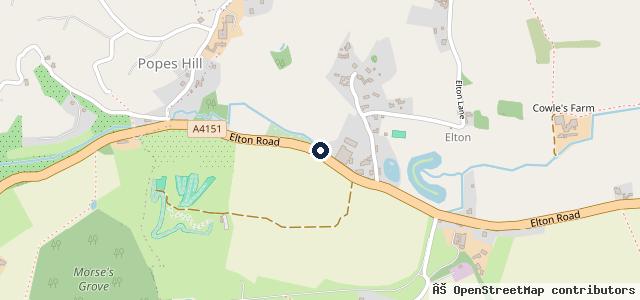 Map showing the location of Elton Motors