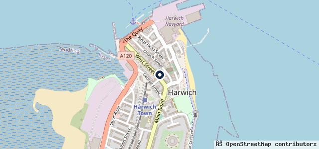 Map showing the location of Ferry Motors (Harwich) Ltd
