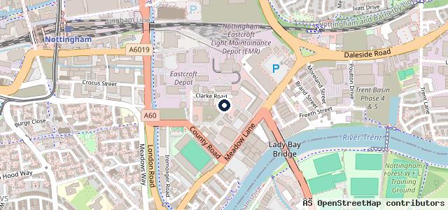 Map showing the location of FGME Ltd MOT Testing, Car & Van Repair Centre