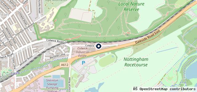 Map showing the location of 1 Stop Mot Centre