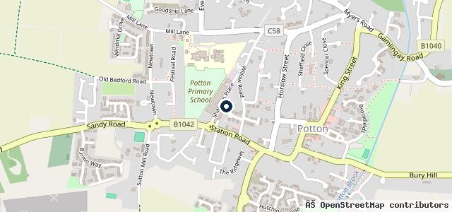 Map showing the location of A K M Motor Engineers