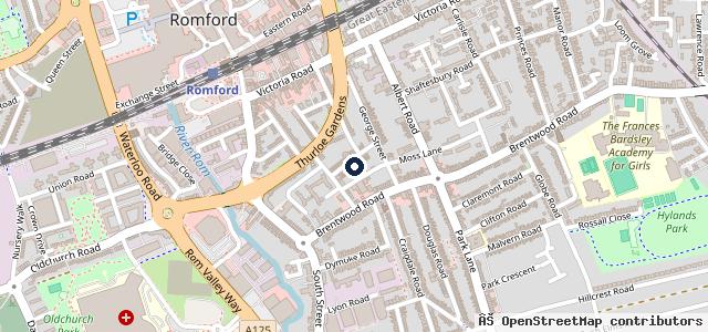 Map showing the location of Richmond Road Garage (formerly A & S)