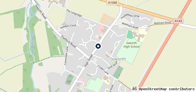 Map showing the location of A & S Coachworks Ltd