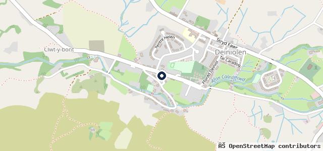 Map showing the location of Arfon Garage