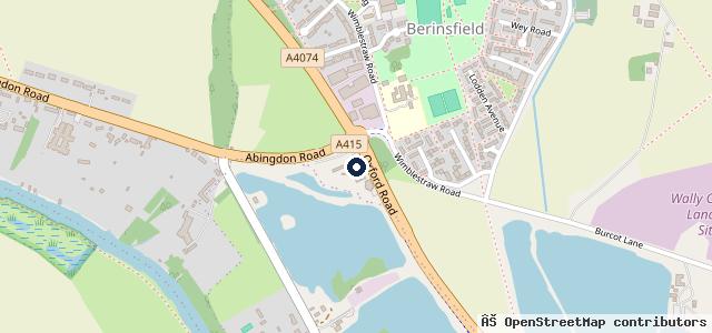 Map showing the location of Bell auto centre & dorchester MOT Centre
