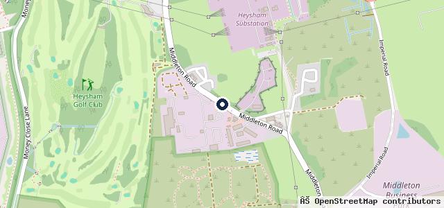 Map showing the location of Broadgate Garage
