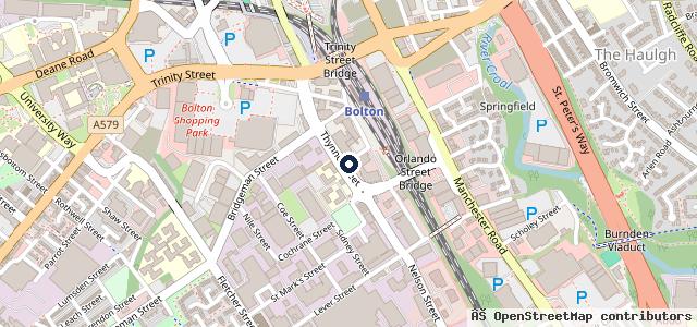Map showing the location of CPM Car Services