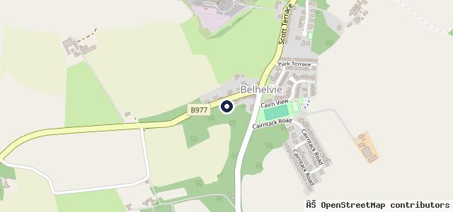 Map showing the location of Cadger's Garage