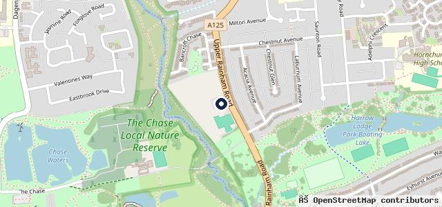 Map showing the location of Cardrome Auto Services