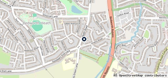 Map showing the location of C&C Tyres & Exhausts Ltd