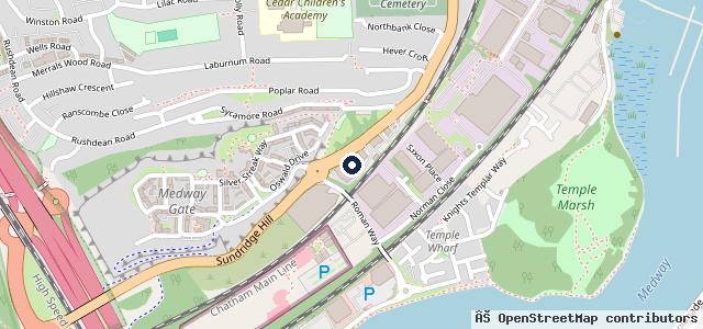 Map showing the location of The Chequered Flag Smart Ltd